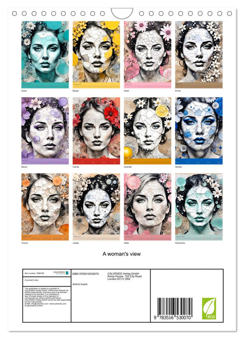 A woman's view (CALVENDO Monthly Calendar 2026)