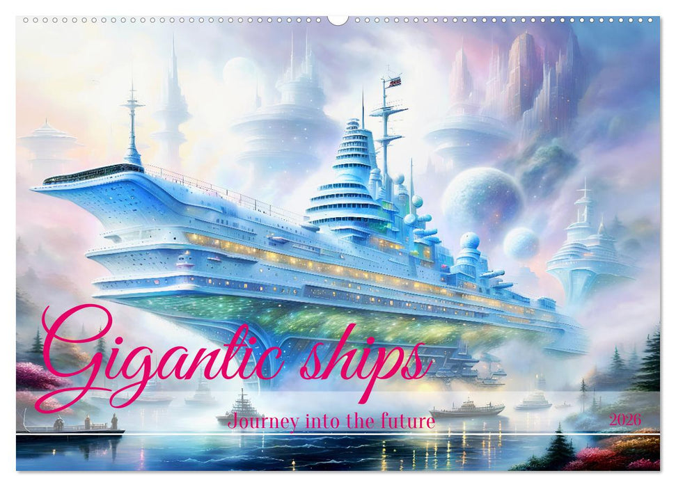 Gigantic ships - Journey into the future (CALVENDO Monthly Calendar 2026)
