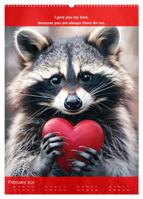 I'll give you my love (CALVENDO Monthly Calendar 2026)