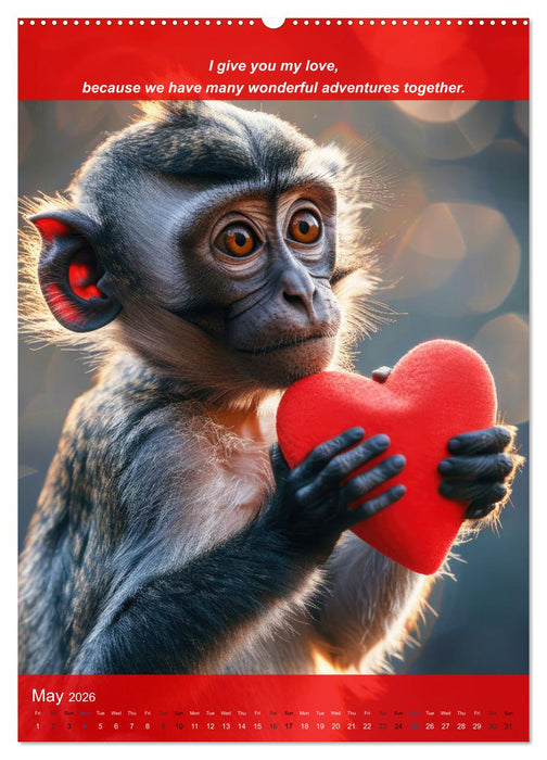 I'll give you my love (CALVENDO Monthly Calendar 2026)