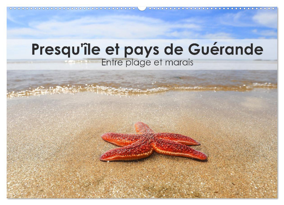 Presqu'île et pays de Guérande - Entre plage et marais (CALVENDO Calendrier mensuel 2026)