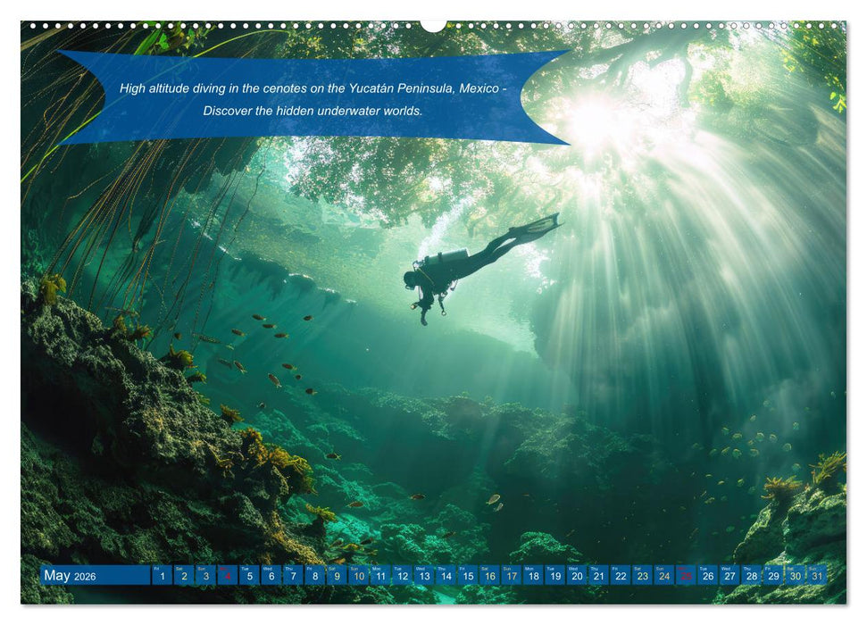 Crazy ideas for adventure enthusiasts (CALVENDO Monthly Calendar 2026)