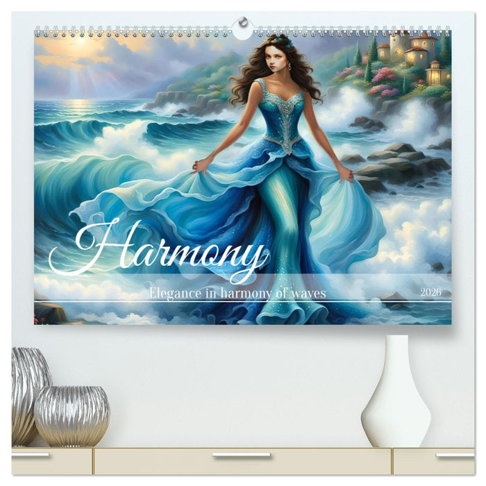 Harmony - Elegance in harmony of waves (CALVENDO Premium-Calendar 2026)