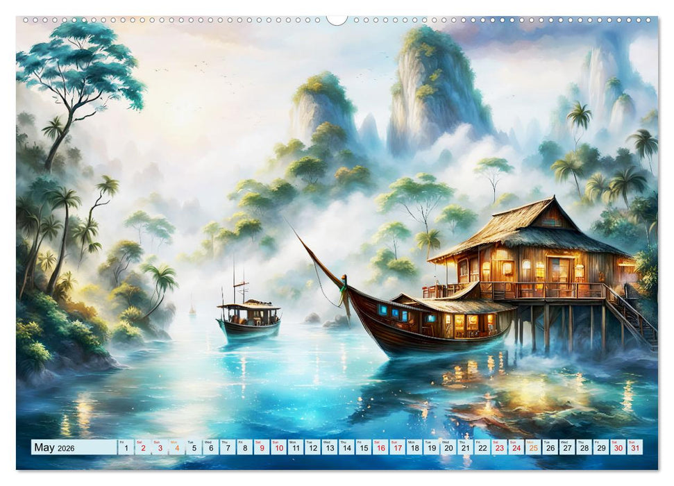 Archipelago's Exotic paradise trip (CALVENDO Monthly Calendar 2026)