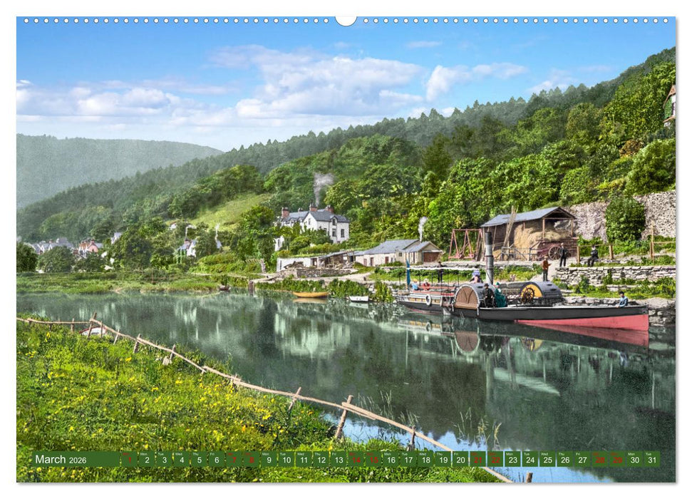 Wales around 1900 - photos restored and colourised (CALVENDO Monthly Calendar 2026)