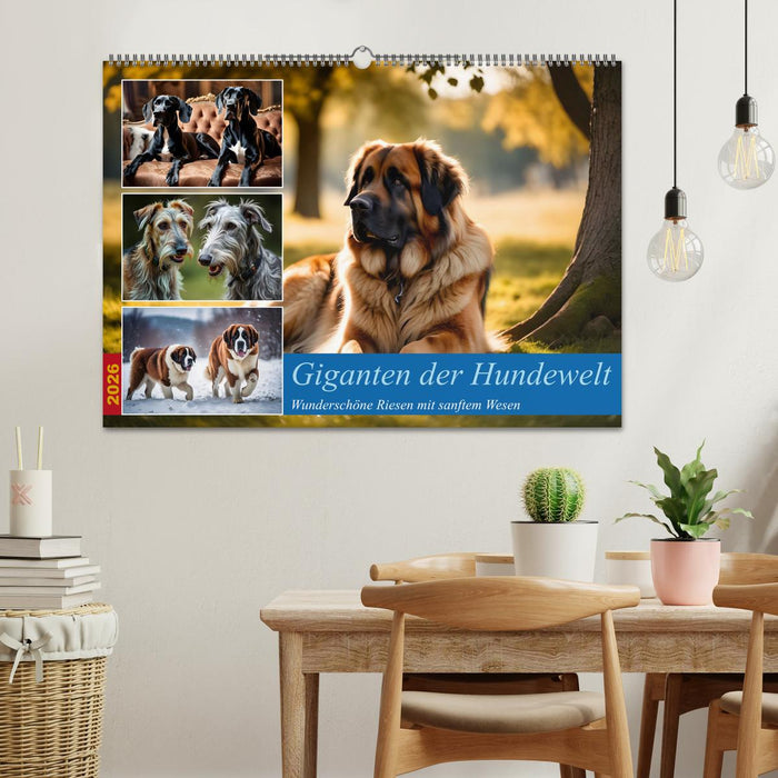 Giganten der Hundwelt (CALVENDO Wandkalender 2026)