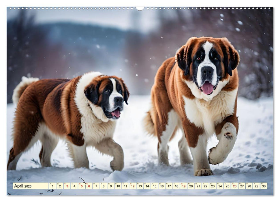 Giganten der Hundwelt (CALVENDO Wandkalender 2026)