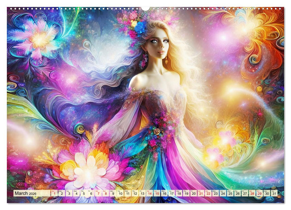 The flower elves Enchanting harmony (CALVENDO Premium-Calendar 2026)