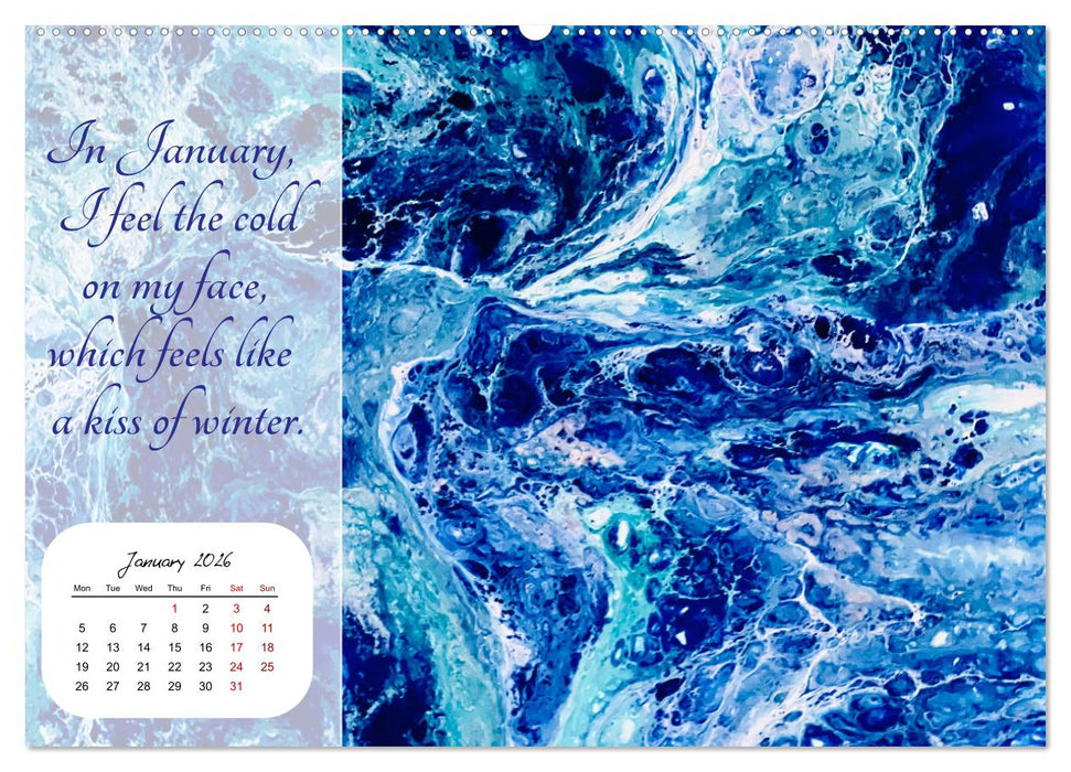 Your year filled with mindfulness (CALVENDO Monthly Calendar 2026)