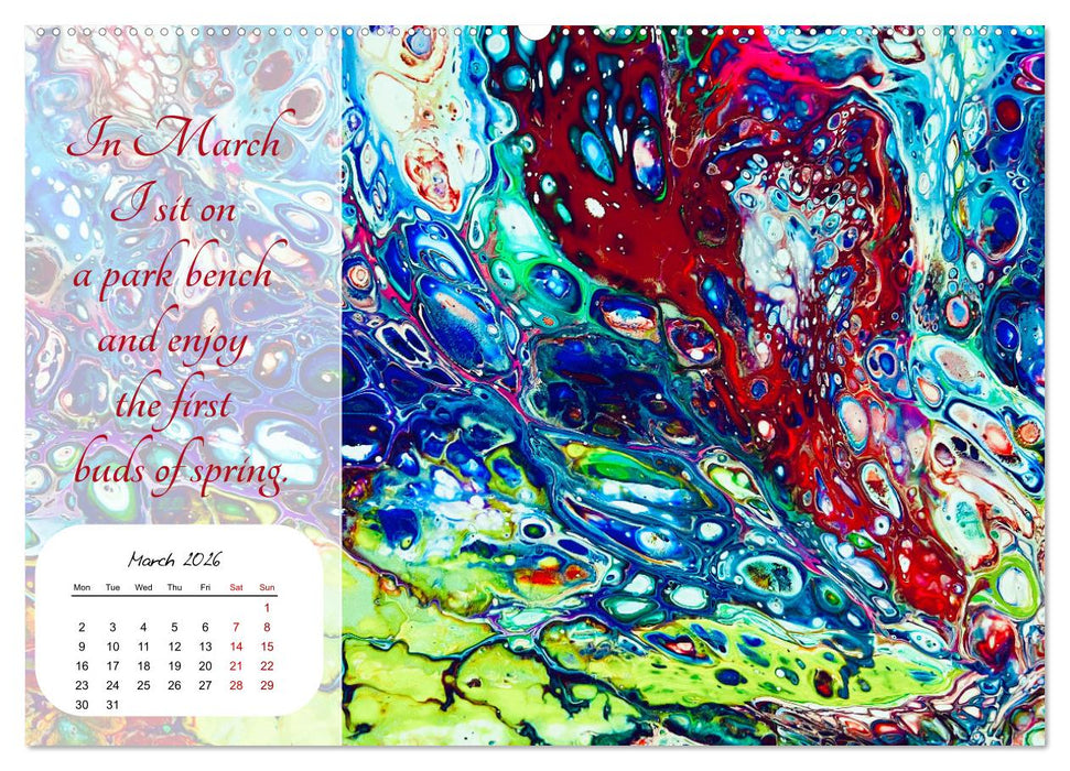 Your year filled with mindfulness (CALVENDO Monthly Calendar 2026)