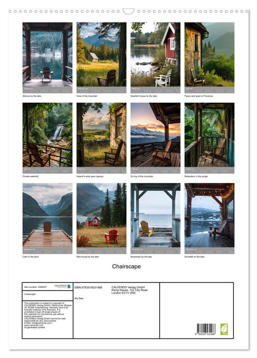 Chairscape (CALVENDO Monthly Calendar 2026)