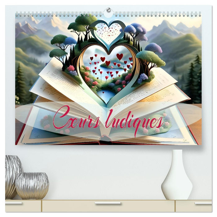 Cœurs ludiques (CALVENDO Calendrier supérieur 2026)