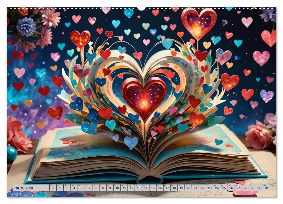 Cœurs ludiques (CALVENDO Calendrier supérieur 2026)