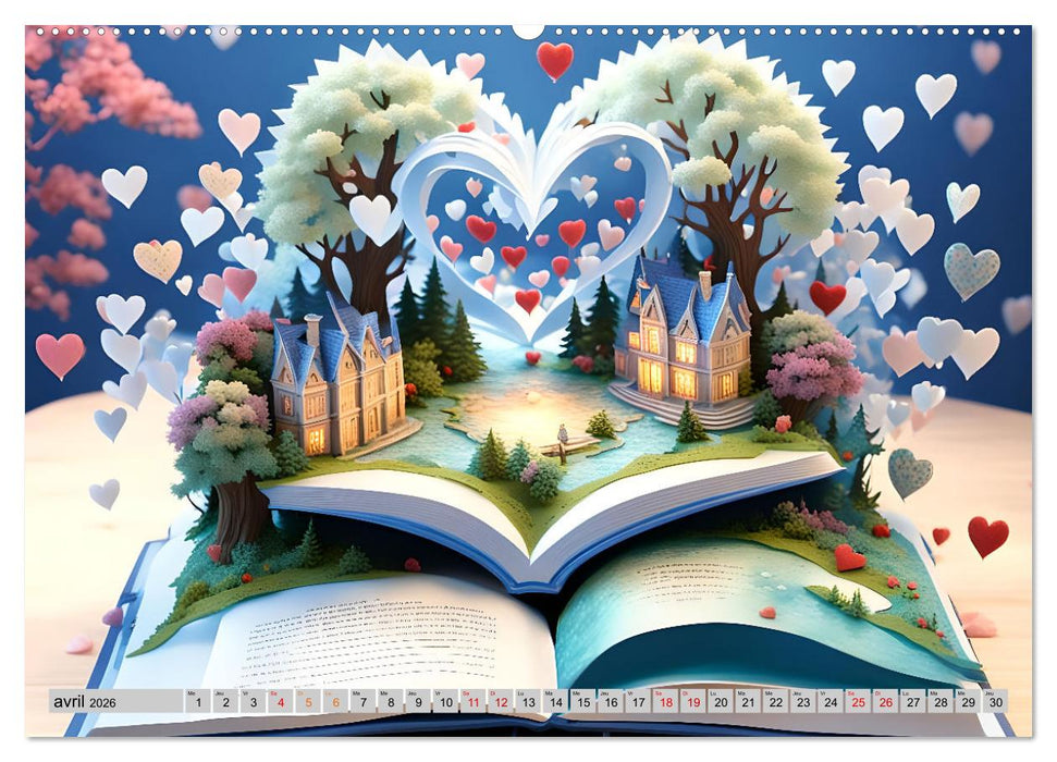 Cœurs ludiques (CALVENDO Calendrier supérieur 2026)