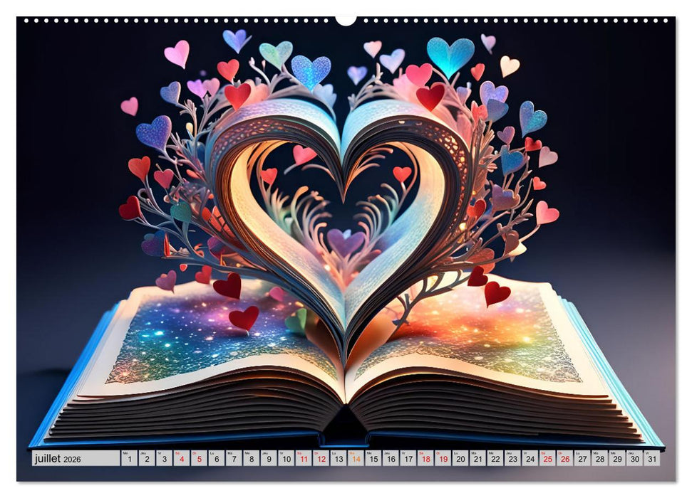 Cœurs ludiques (CALVENDO Calendrier supérieur 2026)