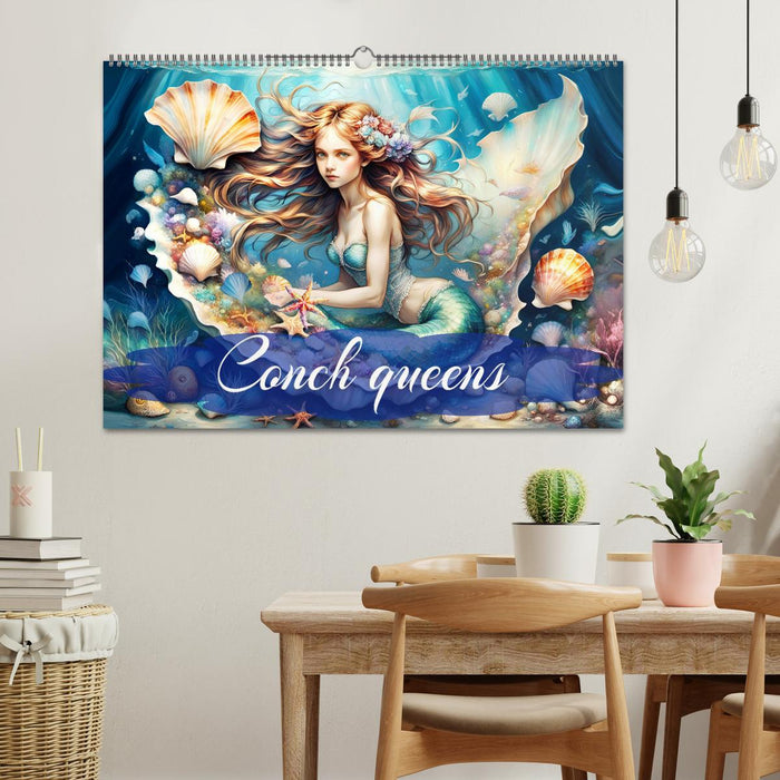 Conch queens (CALVENDO Monthly Calendar 2026)