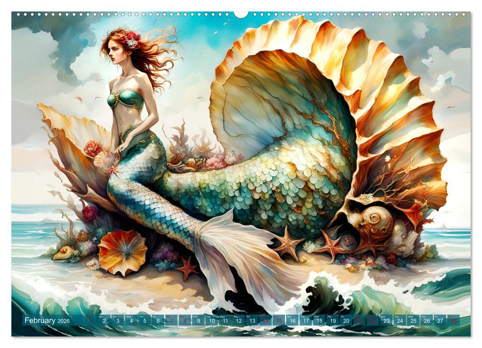 Conch queens (CALVENDO Monthly Calendar 2026)