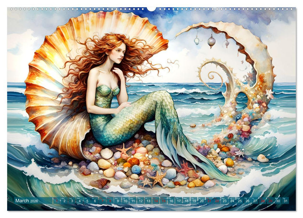 Conch queens (CALVENDO Monthly Calendar 2026)