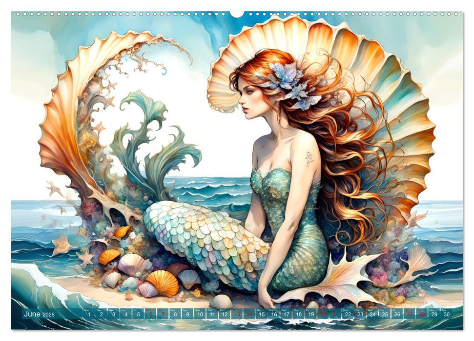 Conch queens (CALVENDO Monthly Calendar 2026)