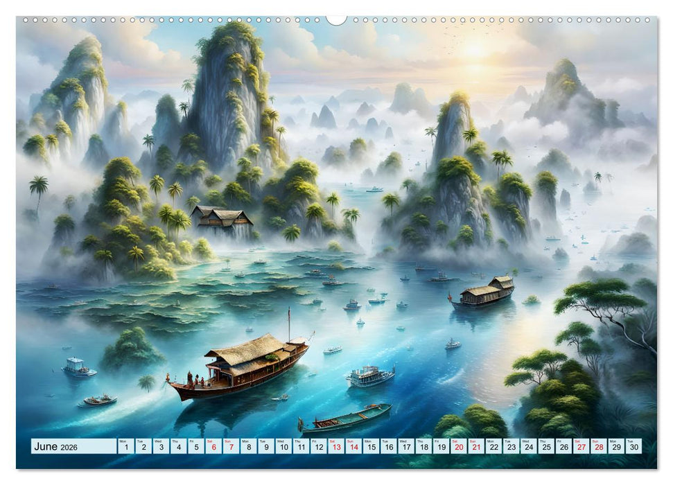 Archipelago's Exotic paradise trip (CALVENDO Premium-Calendar 2026)