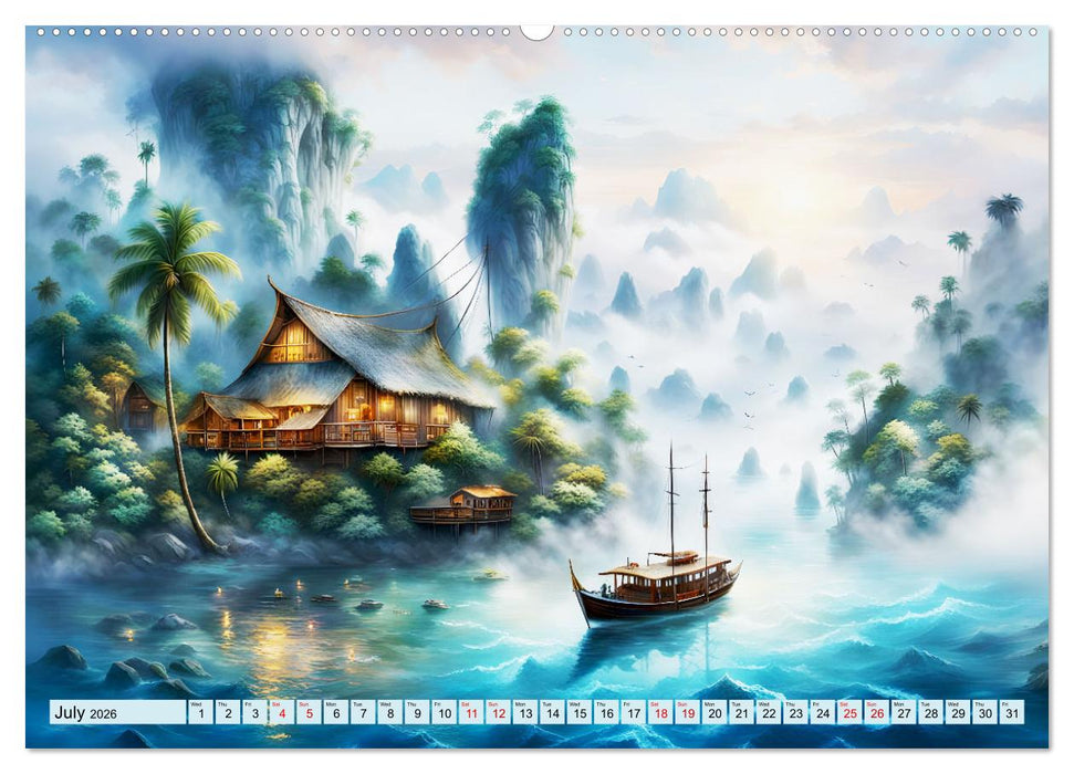 Archipelago's Exotic paradise trip (CALVENDO Premium-Calendar 2026)
