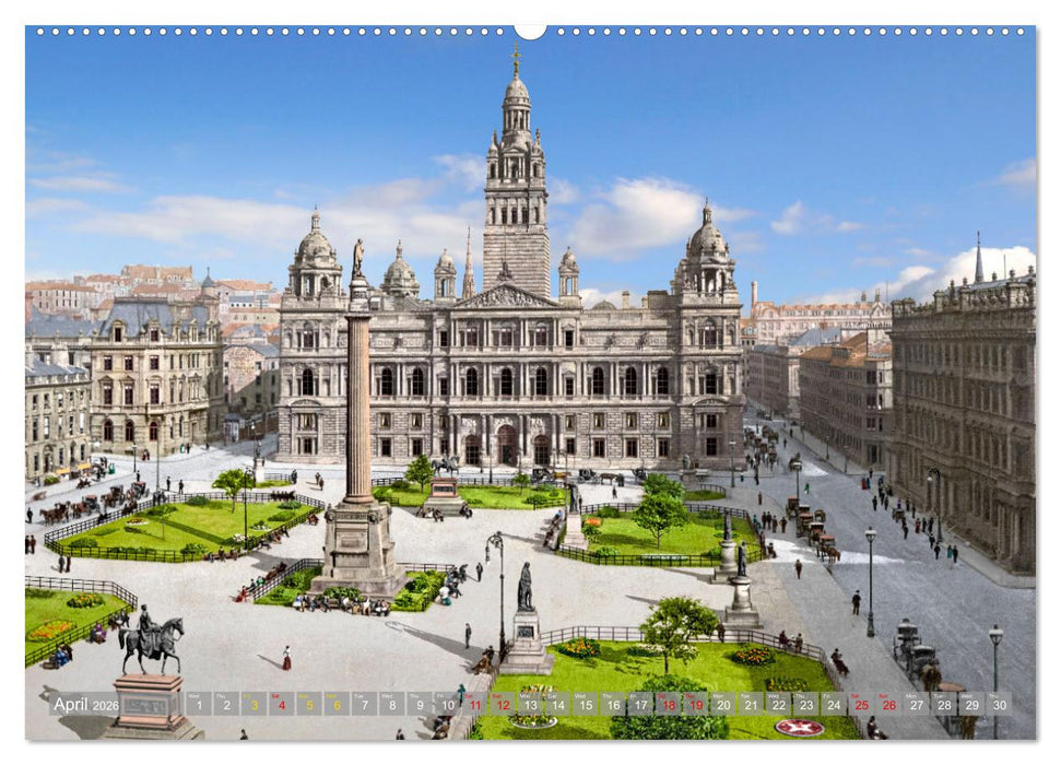 Scotland around 1900 - photos restored and colourised (CALVENDO Premium-Calendar 2026)