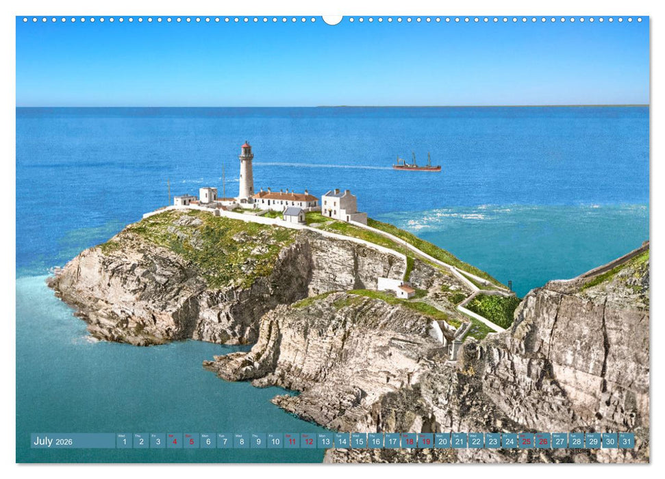 Wales around 1900 - photos restored and colourised (CALVENDO Premium-Calendar 2026)