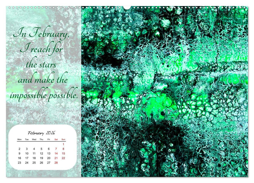 Your year filled with mindfulness (CALVENDO Premium-Calendar 2026)