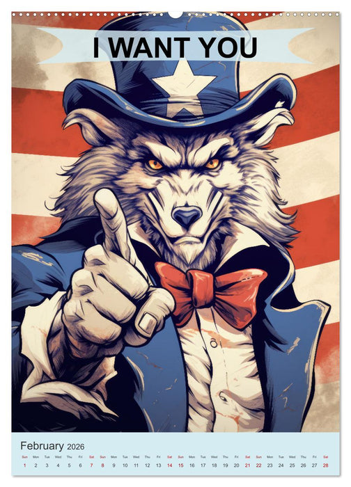 I want you animals (CALVENDO Monthly Calendar 2026)