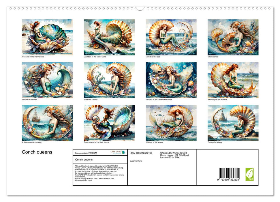 Conch queens (CALVENDO Premium-Calendar 2026)