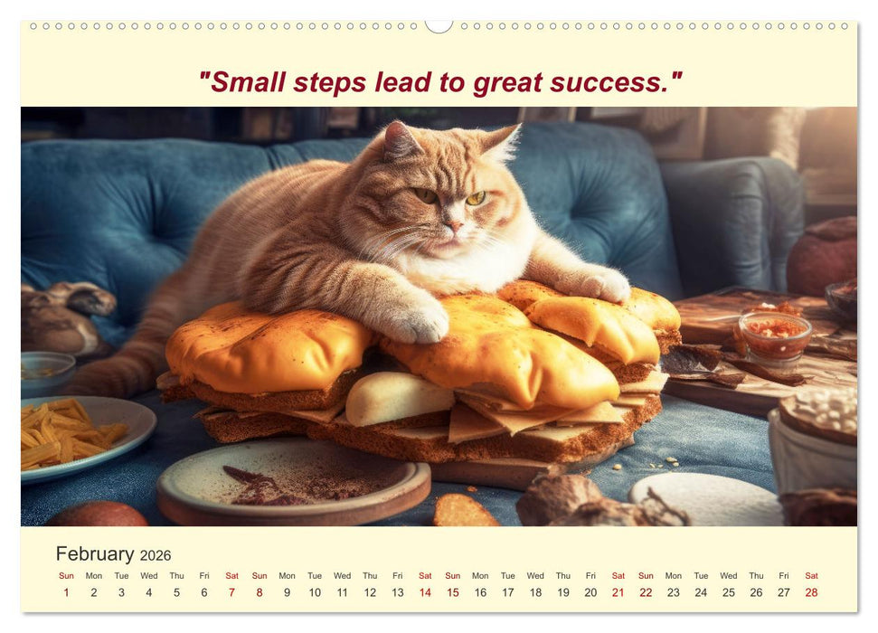 The funniest way to your dream figure (CALVENDO Monthly Calendar 2026)