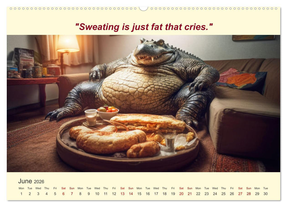 The funniest way to your dream figure (CALVENDO Monthly Calendar 2026)