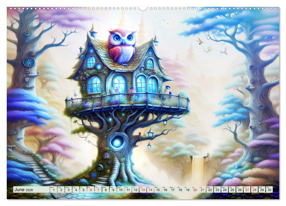 Treehouse fantasies (CALVENDO Premium-Calendar 2026)