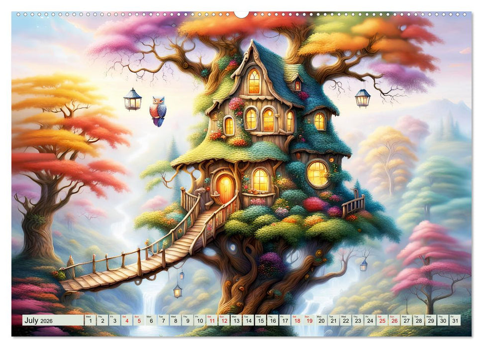 Treehouse fantasies (CALVENDO Premium-Calendar 2026)