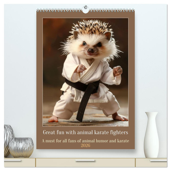 Great fun with animal karate fighters (CALVENDO Premium-Calendar 2026)