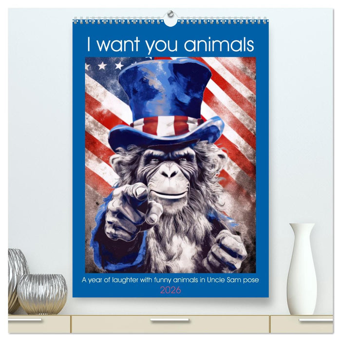 I want you animals (CALVENDO Premium-Calendar 2026)