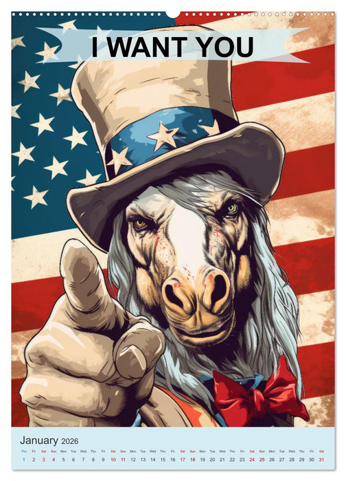 I want you animals (CALVENDO Premium-Calendar 2026)