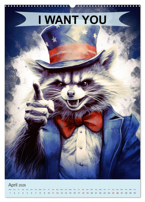 I want you animals (CALVENDO Premium-Calendar 2026)