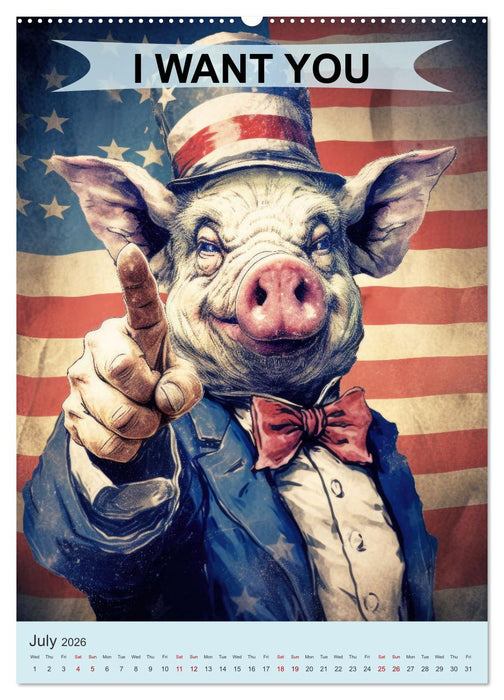 I want you animals (CALVENDO Premium-Calendar 2026)