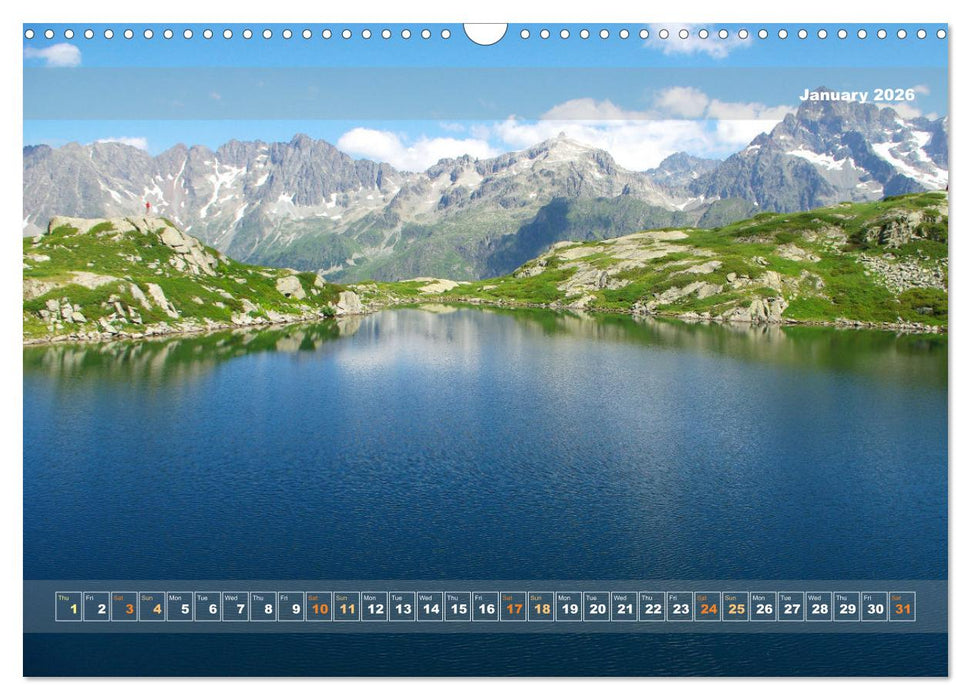 Natural landscape of France (CALVENDO Monthly Calendar 2026)