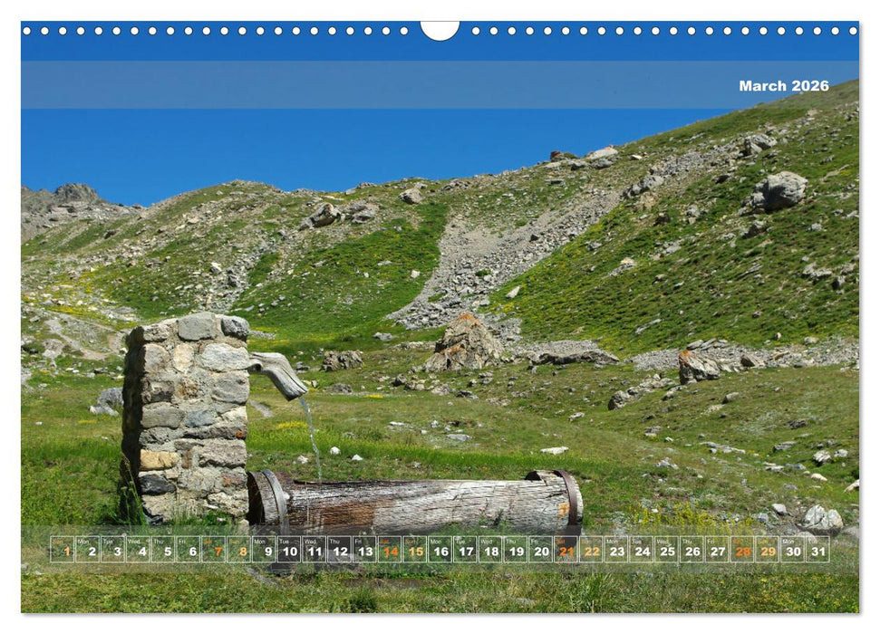 Natural landscape of France (CALVENDO Monthly Calendar 2026)