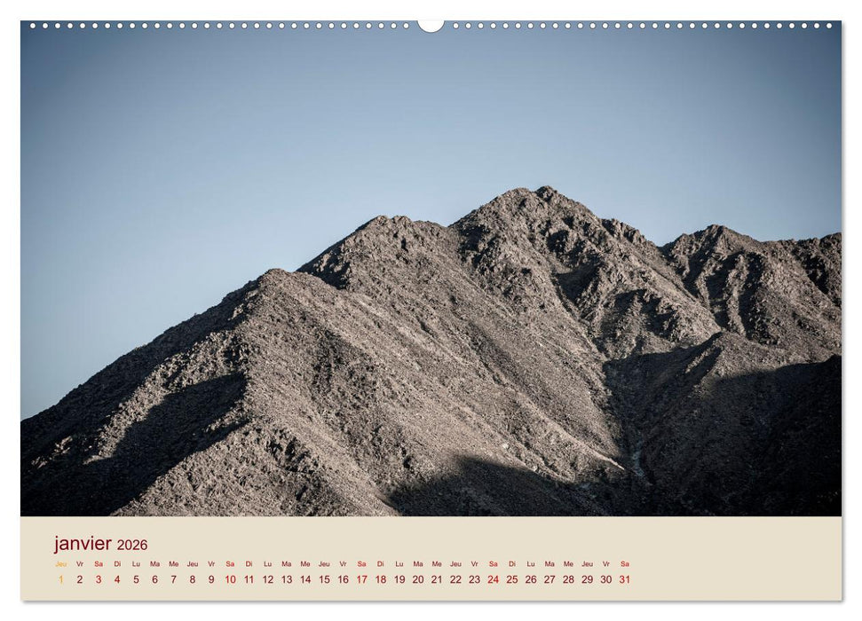 Entre pierres et sable (CALVENDO Calendrier mensuel 2026)