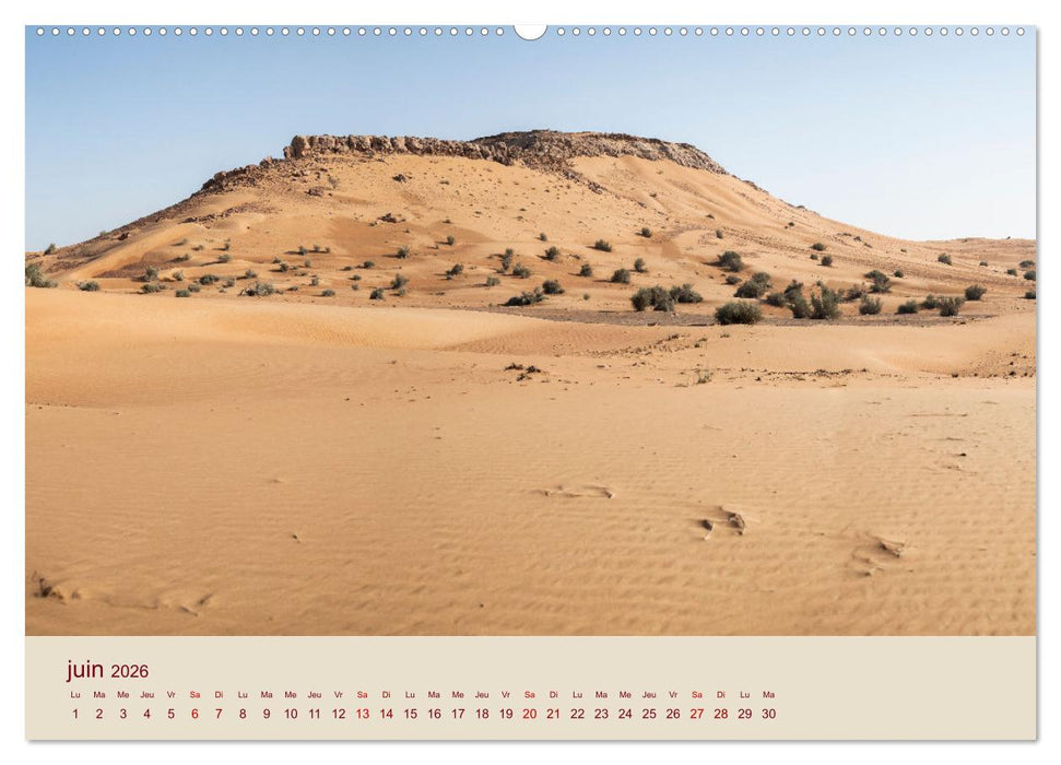 Entre pierres et sable (CALVENDO Calendrier mensuel 2026)