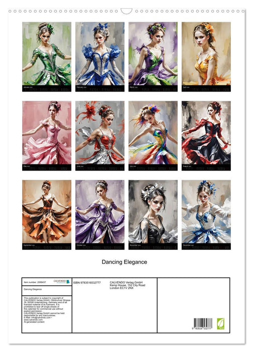 Dancing Elegance (CALVENDO Monthly Calendar 2026)