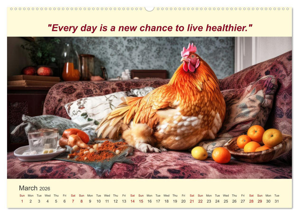 The funniest way to your dream figure (CALVENDO Premium-Calendar 2026)