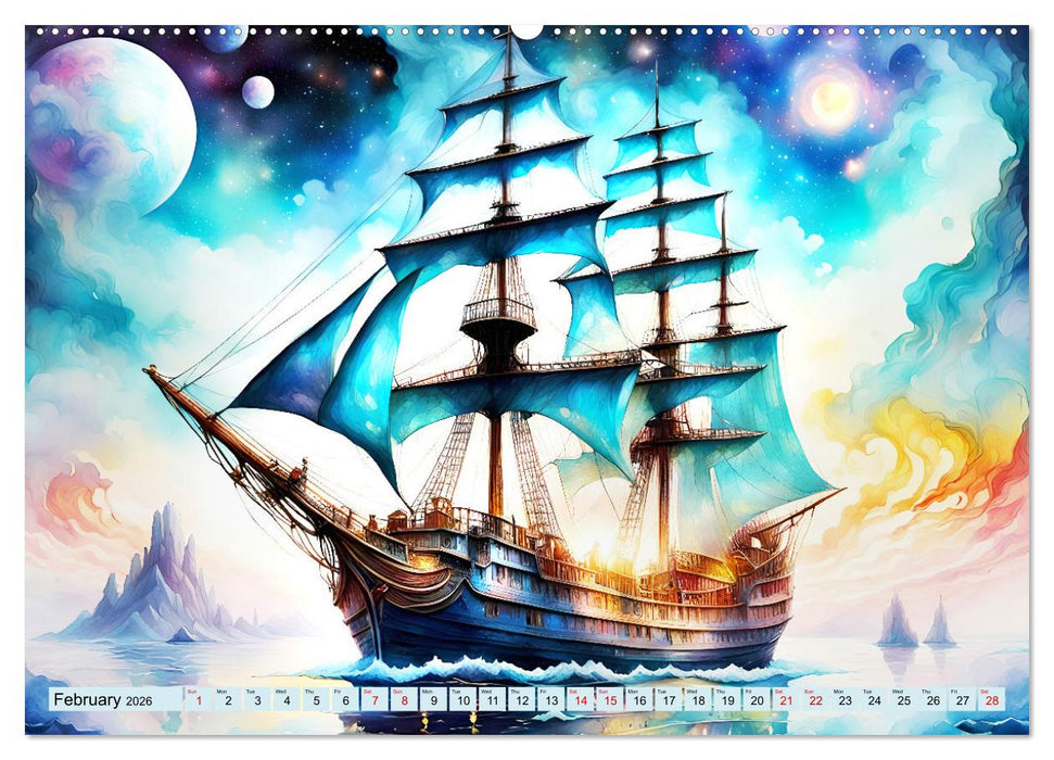 Sail of eternity (CALVENDO Monthly Calendar 2026)