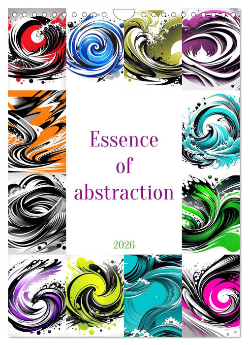 Essence of abstraction (CALVENDO Monthly Calendar 2026)