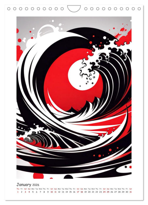 Essence of abstraction (CALVENDO Monthly Calendar 2026)