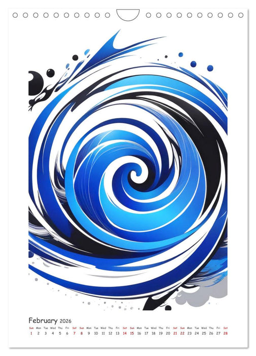 Essence of abstraction (CALVENDO Monthly Calendar 2026)