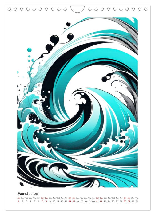 Essence of abstraction (CALVENDO Monthly Calendar 2026)